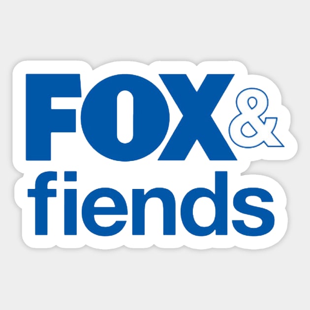 Fox & Fiends Sticker by oliviabrett21